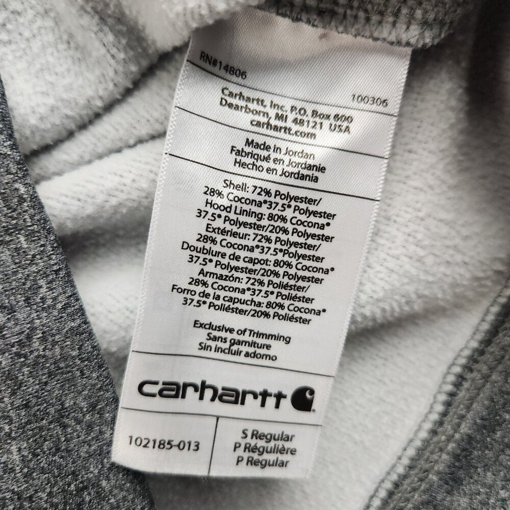 Carhartt Force Hoodie Women's Small Sweatshirt Slight Fit Pocket Pullover Jumper - Picture 4 of 11